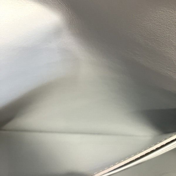 Celine Large Flap Multifunction Gray Leather Wallet