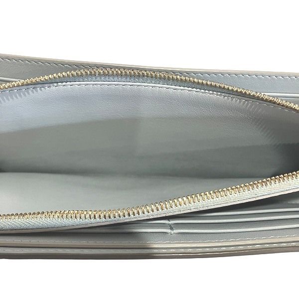 Celine Large Flap Multifunction Gray Leather Wallet