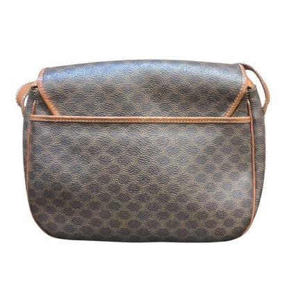 Celine Macadam Brown Shoulder Bag