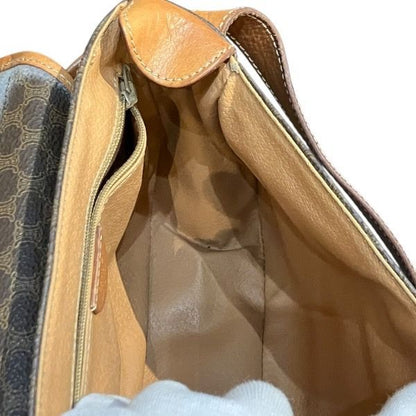Celine Macadam Brown Shoulder Bag