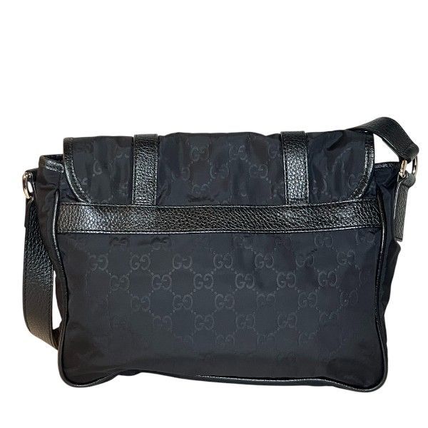 Gucci GG Nylon Black Shoulder Bag