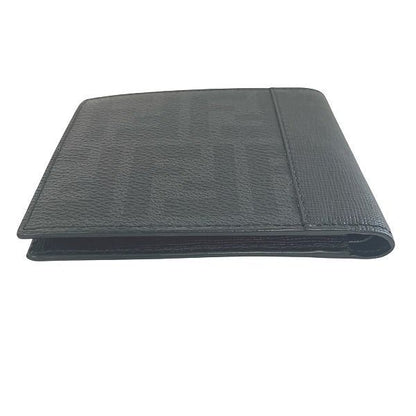 Fendi Zucca Black Leather Bifold Wallet