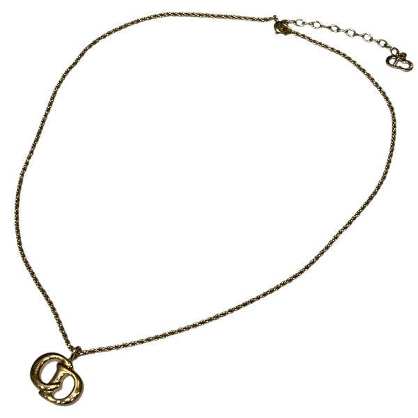 Dior CD Logo Gold Necklace