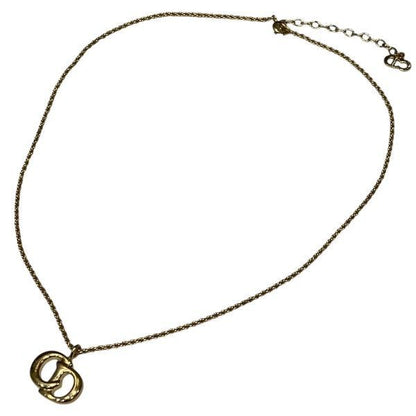 Dior CD Logo Gold Necklace