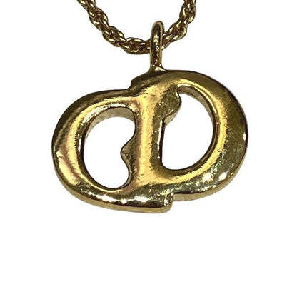 Dior CD Logo Gold Necklace