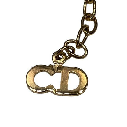 Dior CD Logo Gold Necklace