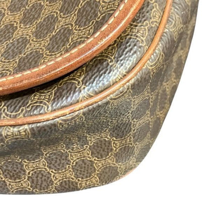 Celine Macadam Brown Shoulder Bag