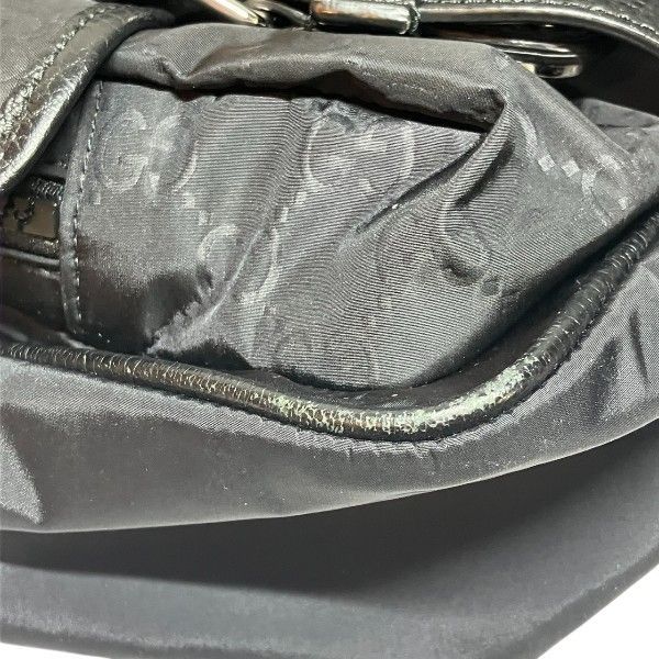 Gucci GG Nylon Black Shoulder Bag