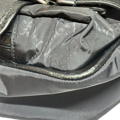 Gucci GG Nylon Black Shoulder Bag
