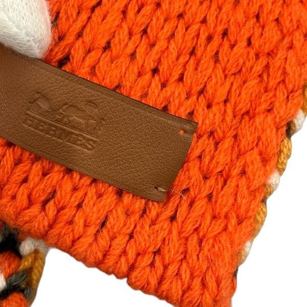 Hermes Sangle-a-Boucle Grande Tenue Cashmere Knit Large Scarf