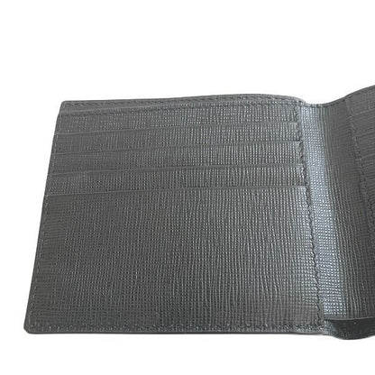 Fendi Zucca Black Leather Bifold Wallet