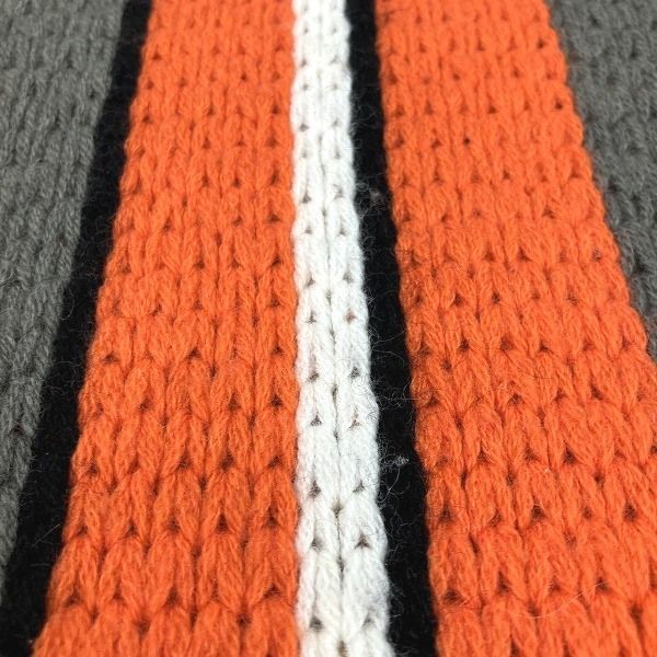 Hermes Sangle-a-Boucle Grande Tenue Cashmere Knit Large Scarf