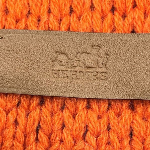 Hermes Sangle-a-Boucle Grande Tenue Cashmere Knit Large Scarf