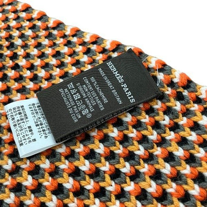 Hermes Sangle-a-Boucle Grande Tenue Cashmere Knit Large Scarf