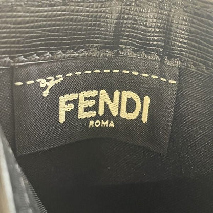 Fendi Zucca Black Leather Bifold Wallet