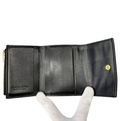 Bottega Veneta Maxi Intrecciato Cassette Trifold Wallet