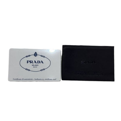 Prada Loto Zip Around Leather Wallet