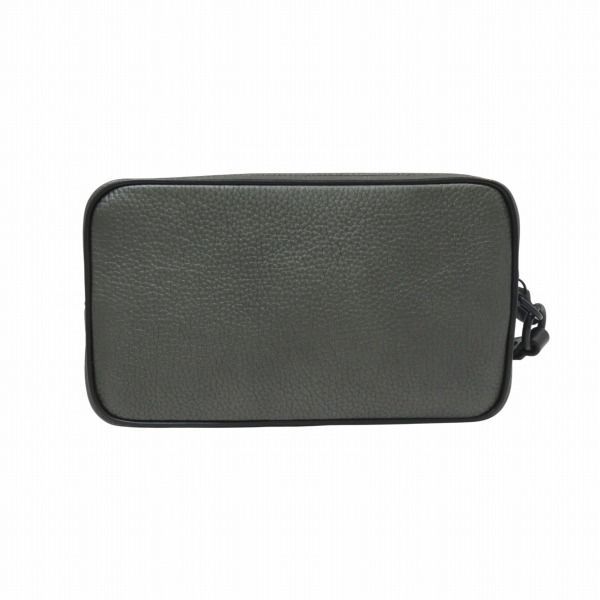 Louis Vuitton Alpha Clutch Leather Gray