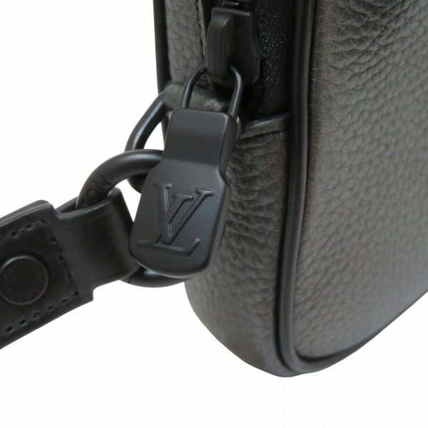 Louis Vuitton Alpha Clutch Leather Gray