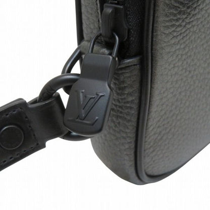 Louis Vuitton Alpha Clutch Leather Gray