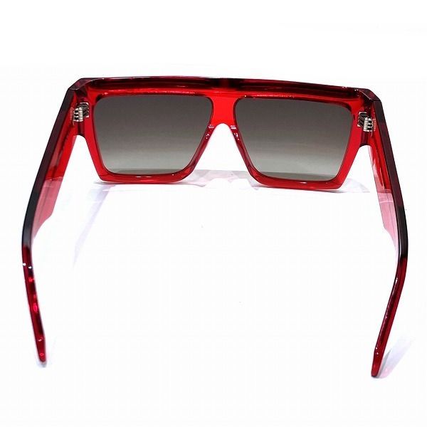Celine Plastic Red Brown