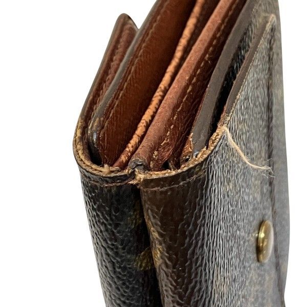 Louis Vuitton Monogram Portefeuille Elise Double Hook Trifold Wallet