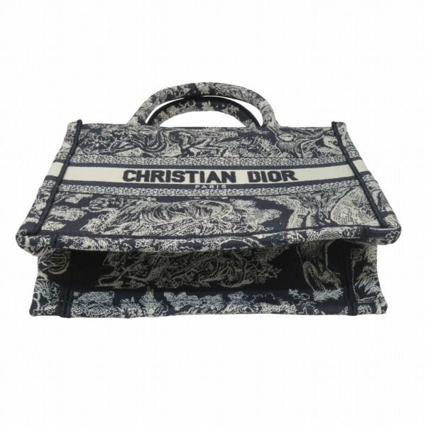 Dior Toile de Jouy Reverse Embroidery Book Toss Small Handbag