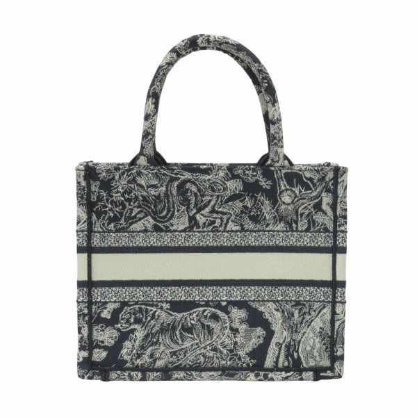 Dior Toile de Jouy Reverse Embroidery Book Toss Small Handbag
