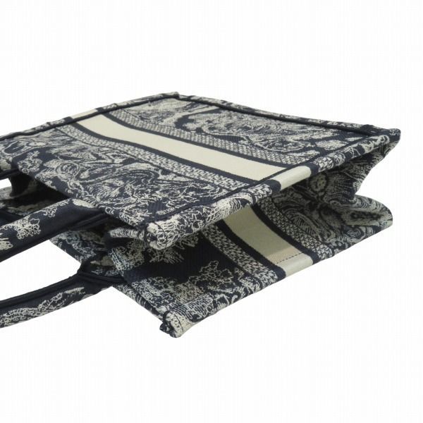 Dior Toile de Jouy Reverse Embroidery Book Toss Small Handbag