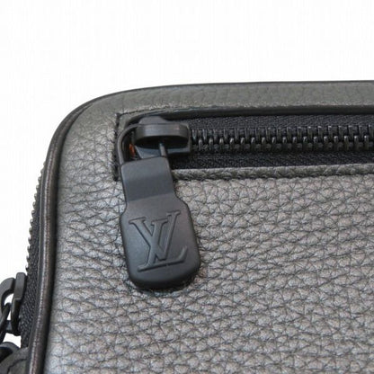 Louis Vuitton Alpha Clutch Leather Gray