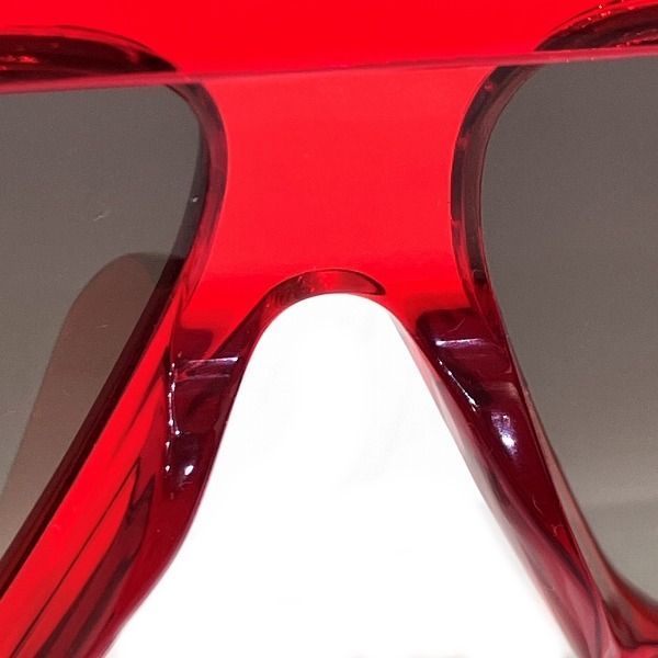 Celine Plastic Red Brown