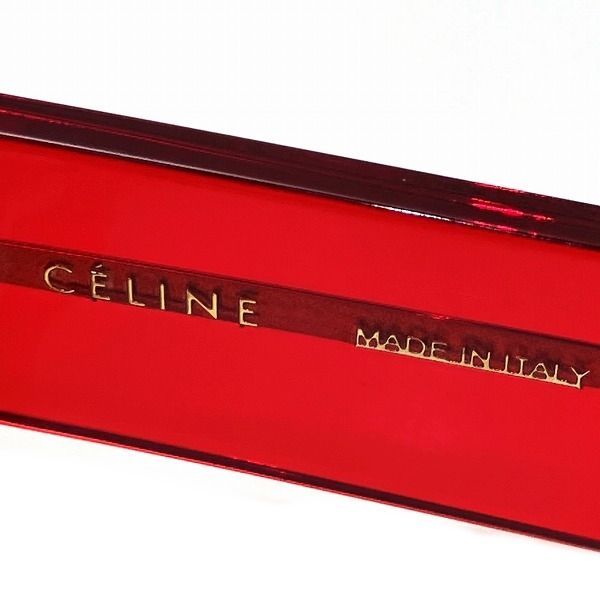 Celine Plastic Red Brown