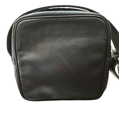 Saint Laurent Yves Gold Leather Cross Shoulder Bag