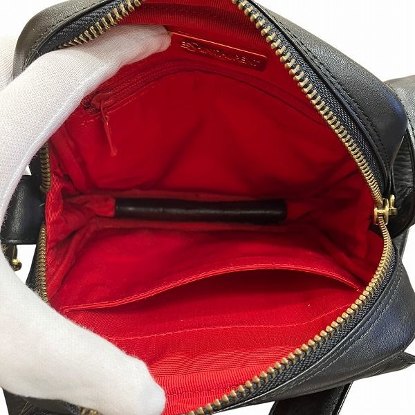 Saint Laurent Yves Gold Leather Cross Shoulder Bag