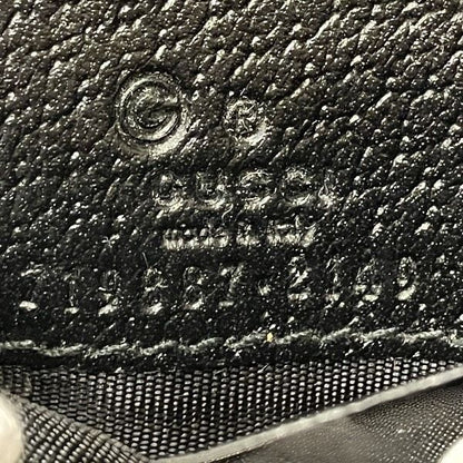 Gucci Offdia Black Leather Bifold Wallet