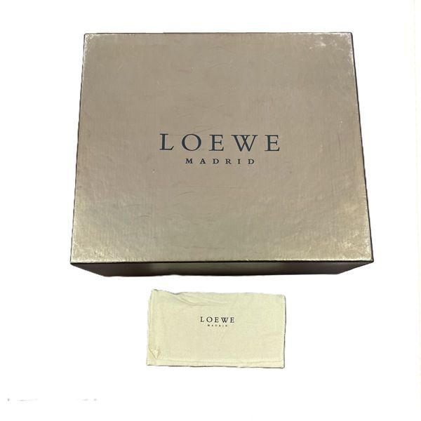 Loewe Anagram Suede Leather Shoulder Bag