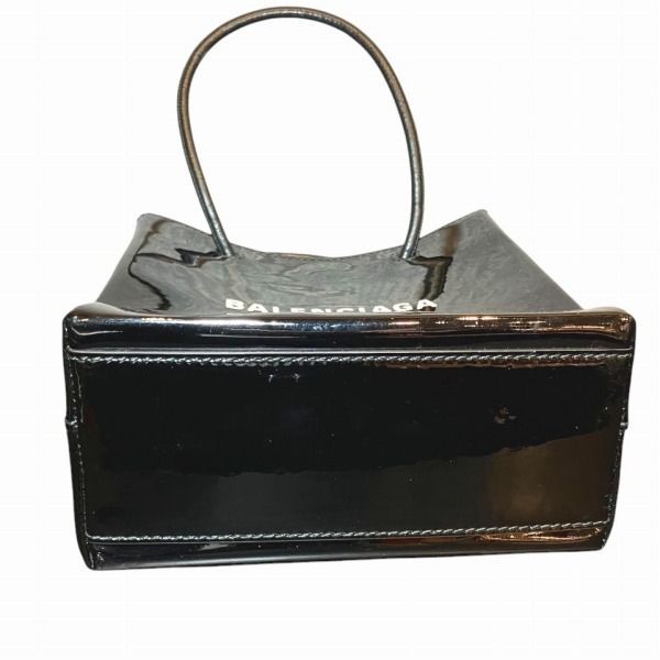 Balenciaga Shopping Tote Xxs Patent Leather 2-Way Handbag