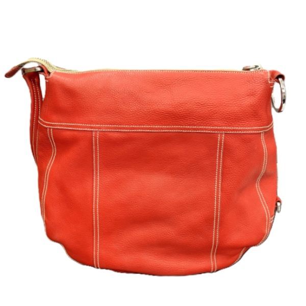 Prada Magenta Red Leather Shoulder Bag