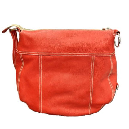 Prada Magenta Red Leather Shoulder Bag