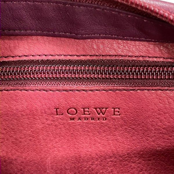 Loewe Anagram Suede Leather Shoulder Bag