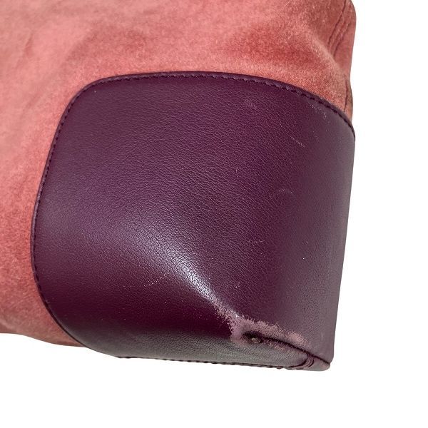 Loewe Anagram Suede Leather Shoulder Bag