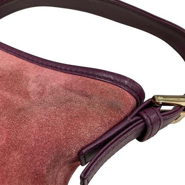 Loewe Anagram Suede Leather Shoulder Bag