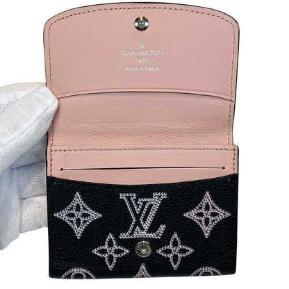Louis Vuitton Monogram Mahina Envelope Carte de Visit Card Case