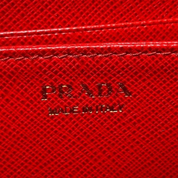 Prada 268 Compact Wallet Zip Around Coin Case