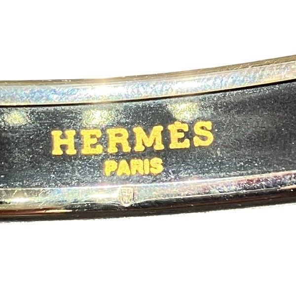 Hermes Enamel MM Cloisonne Red Bangle