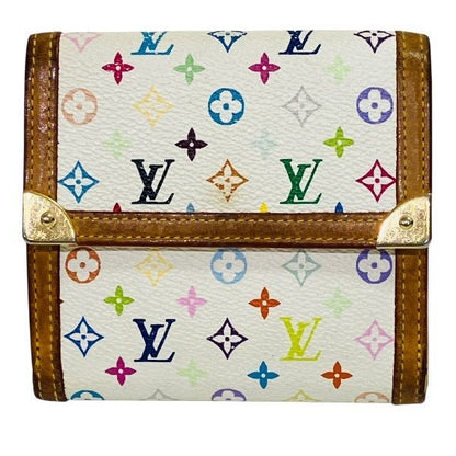 Louis Vuitton Monogram Multicolor Porte Monnaie Billets Cult Cles Wallet