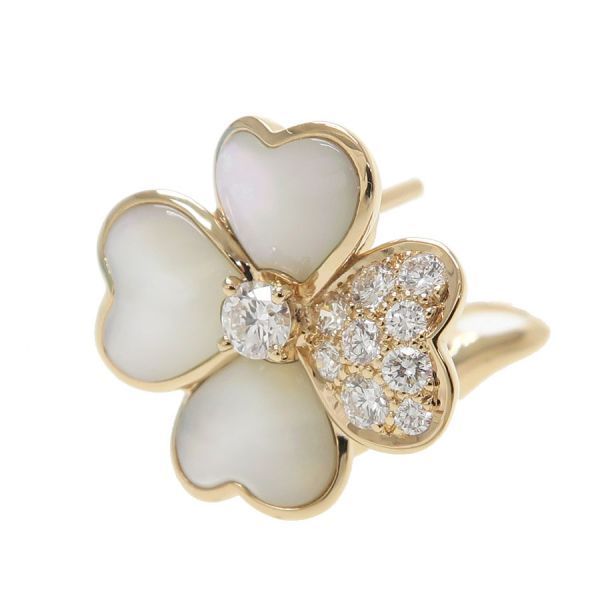 Van Cleef & Arpels Cosmos Diamond Earrings Small Mother of Pearl