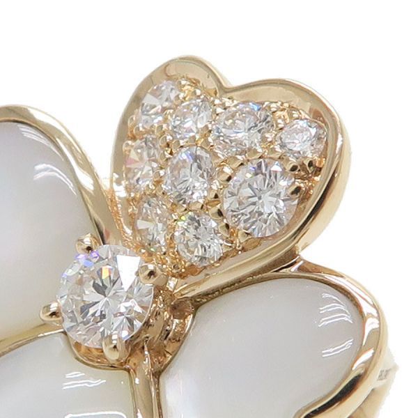 Van Cleef & Arpels Cosmos Diamond Earrings Small Mother of Pearl