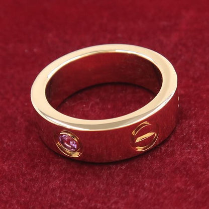 Cartier Love Ring Pink Saffiano 47
