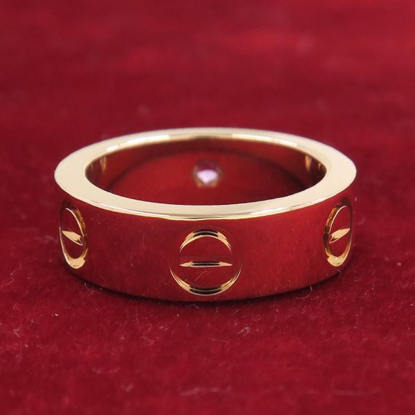 Cartier Love Ring Pink Saffiano 47